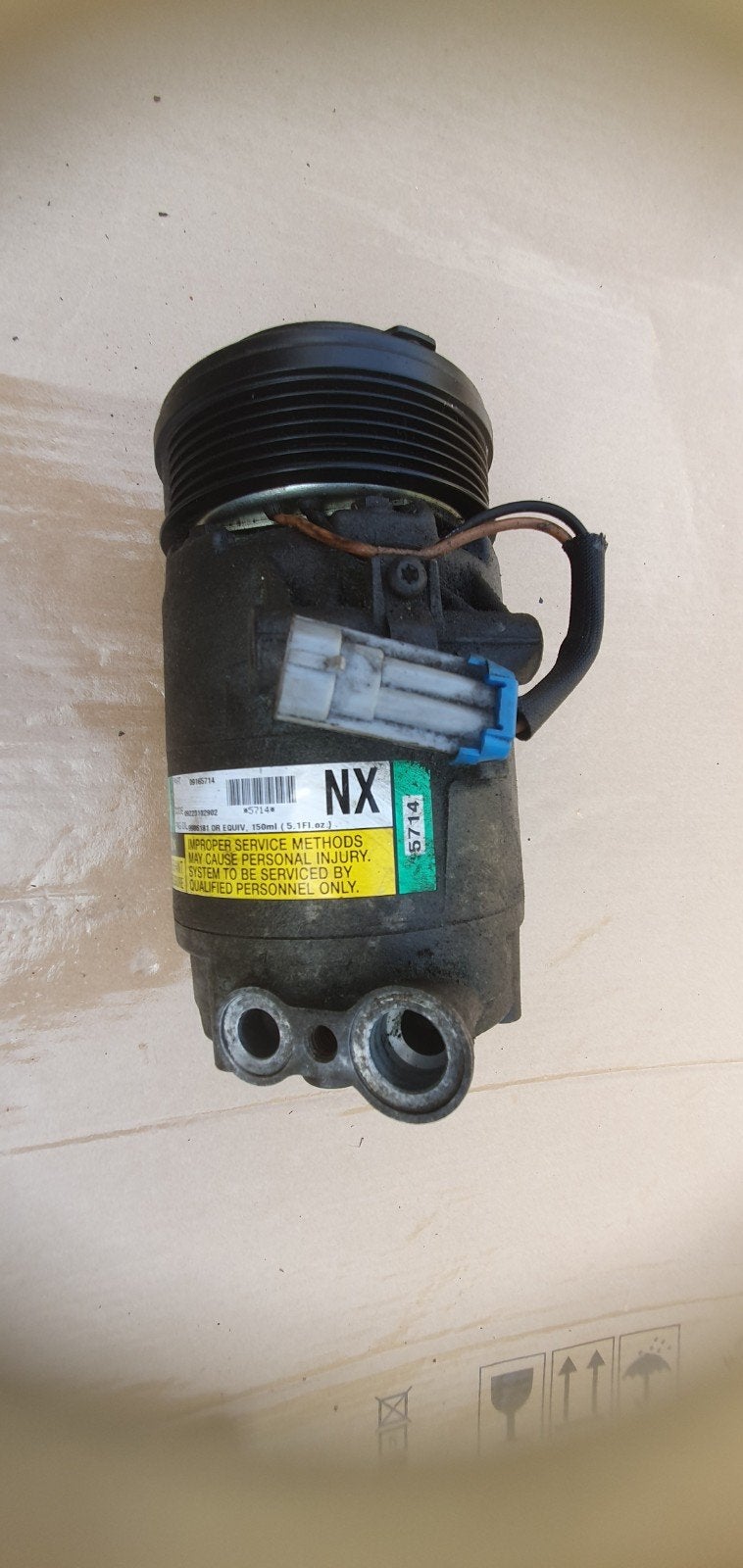 Opel Astra G airco compressor aircopomp, Ophalen of Verzenden, Gereviseerd, Opel