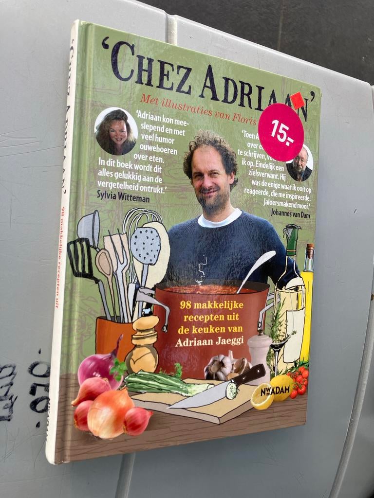 Kookboek 'Chez Adriaan' van Adriaan Jaeggi, Ophalen of Verzenden, Zo goed als nieuw