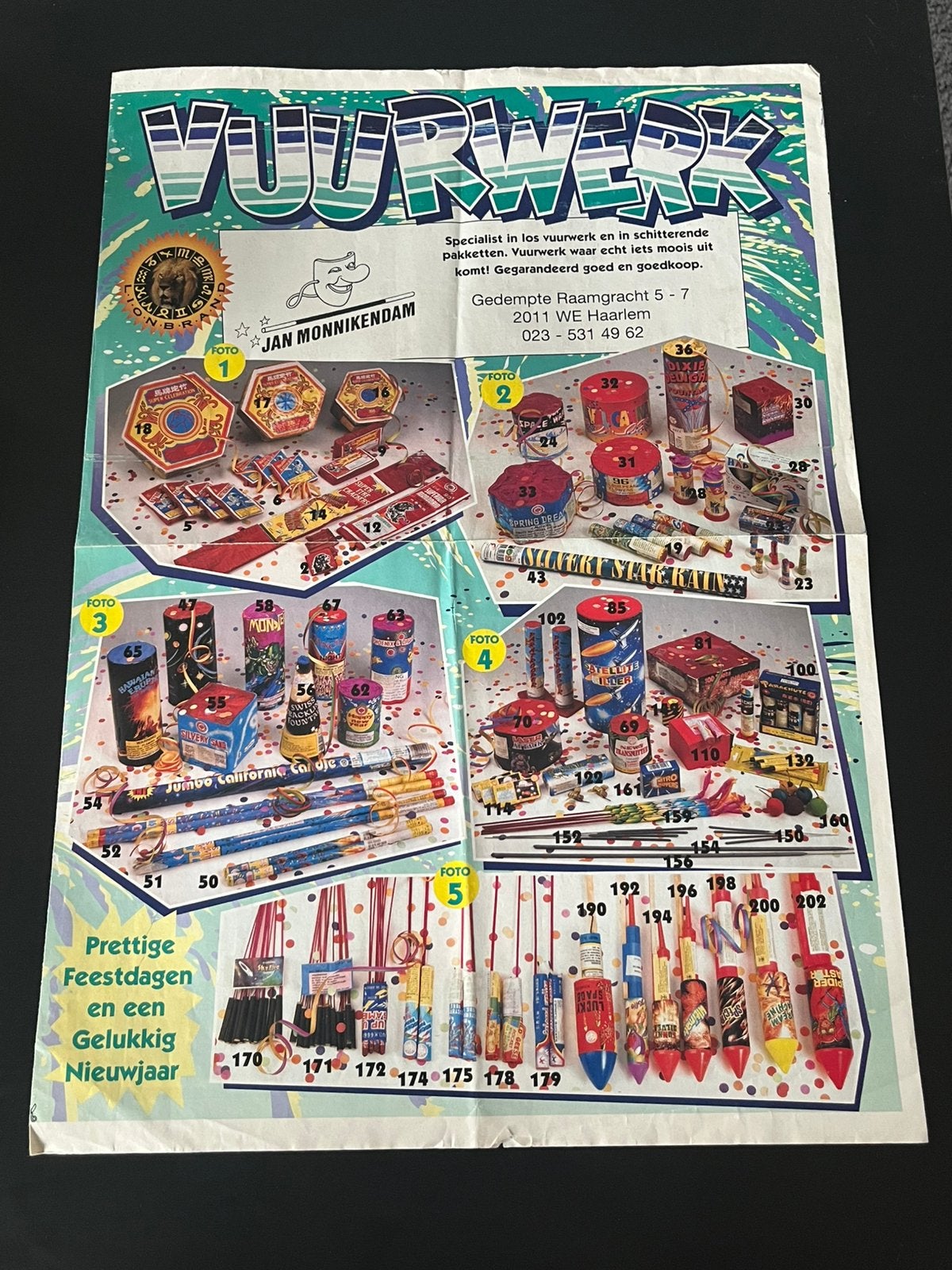 Vintage Vuurwerk Folder 1995, Boeken, Informatica en Computer, Ophalen of Verzenden, Zo goed als nieuw