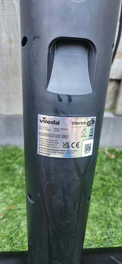 Vileda Stoomreiniger met stofmat en dispenser, Witgoed en Apparatuur, Stofzuigers, Gebruikt, Ophalen of Verzenden, Stoomreiniger