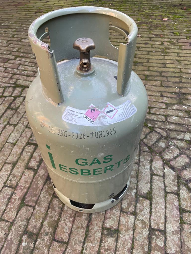 Propaan gasfles 10,9 u1965 2026 esberts barbecue kamperen, Caravans en Kamperen, Kampeeraccessoires, Ophalen of Verzenden, Zo goed als nieuw