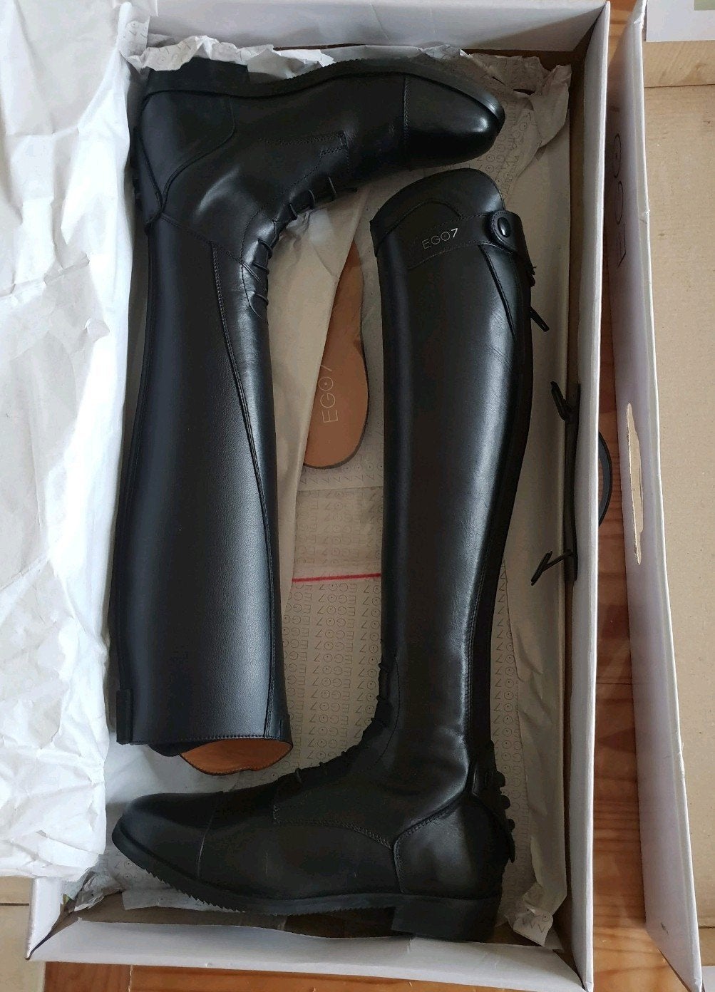 Ego7 rijlaarzen maat 38 XS/+1, Dieren en Toebehoren, Ophalen, Gebruikt, Dressuur, EGO7