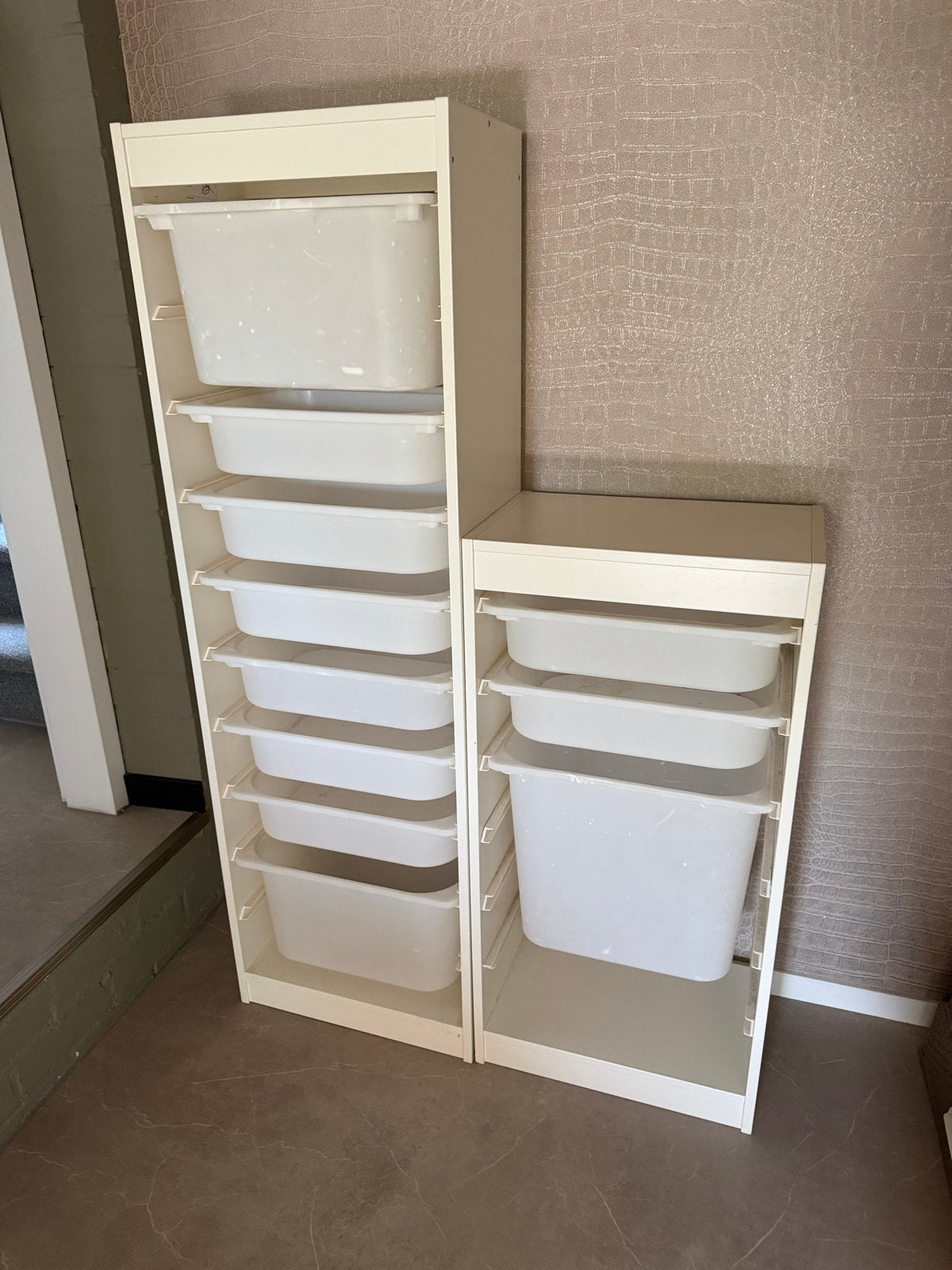 IKEA Trofast Opbergcombinatie met Bakken - Wit, Ophalen, Gebruikt
