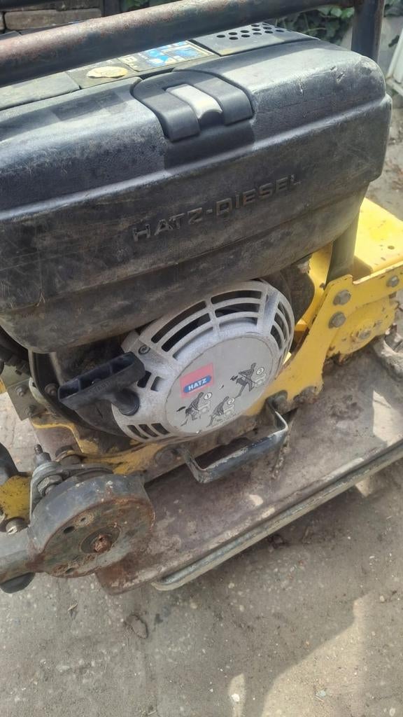 Trilplaat Bomag, Ophalen, Dieselmotor