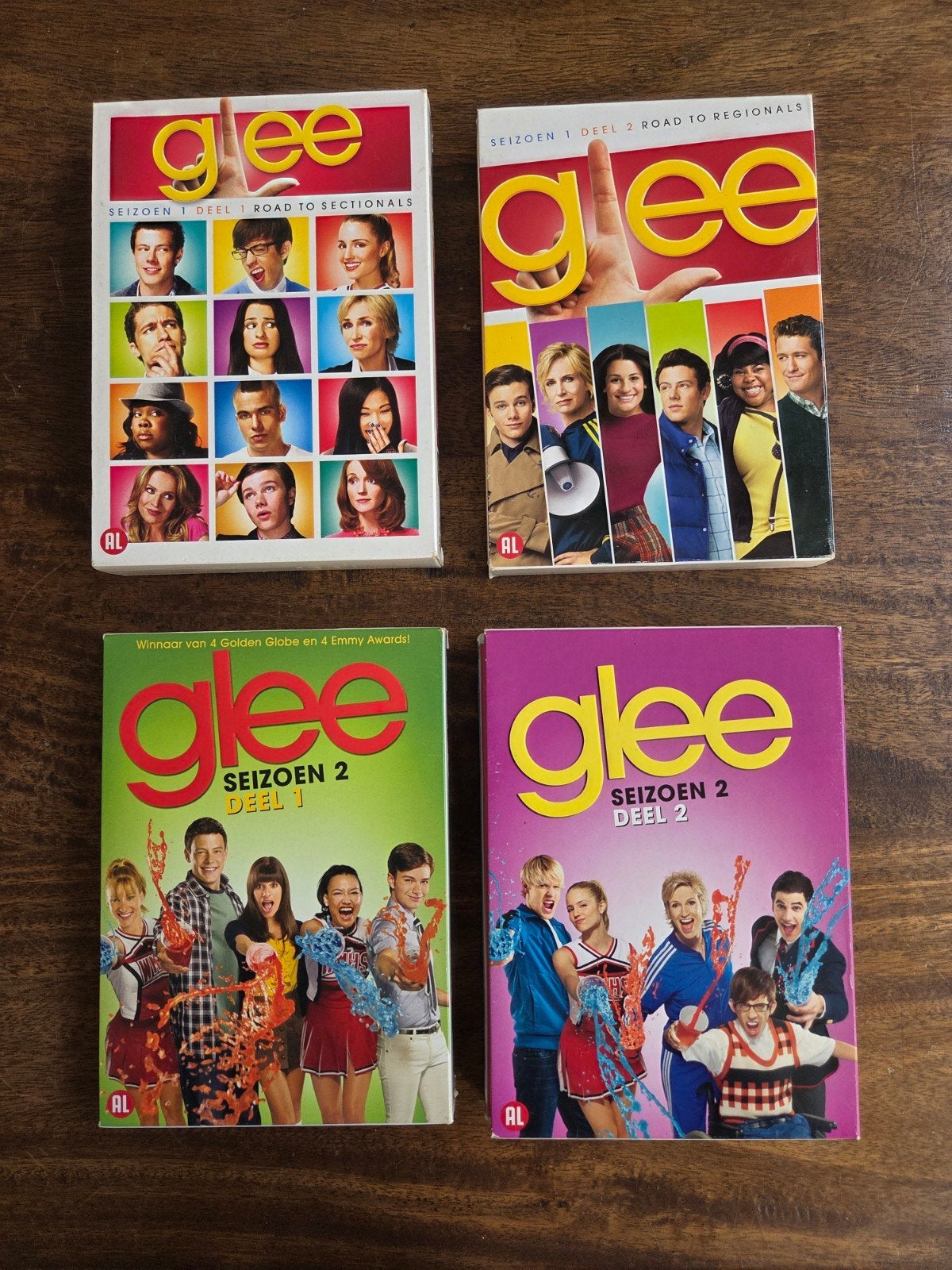 Glee Seizoen 1 & 2 DVD Boxset - Compleet, Cd's en Dvd's, Boxset, Ophalen of Verzenden, Zo goed als nieuw, Komedie
