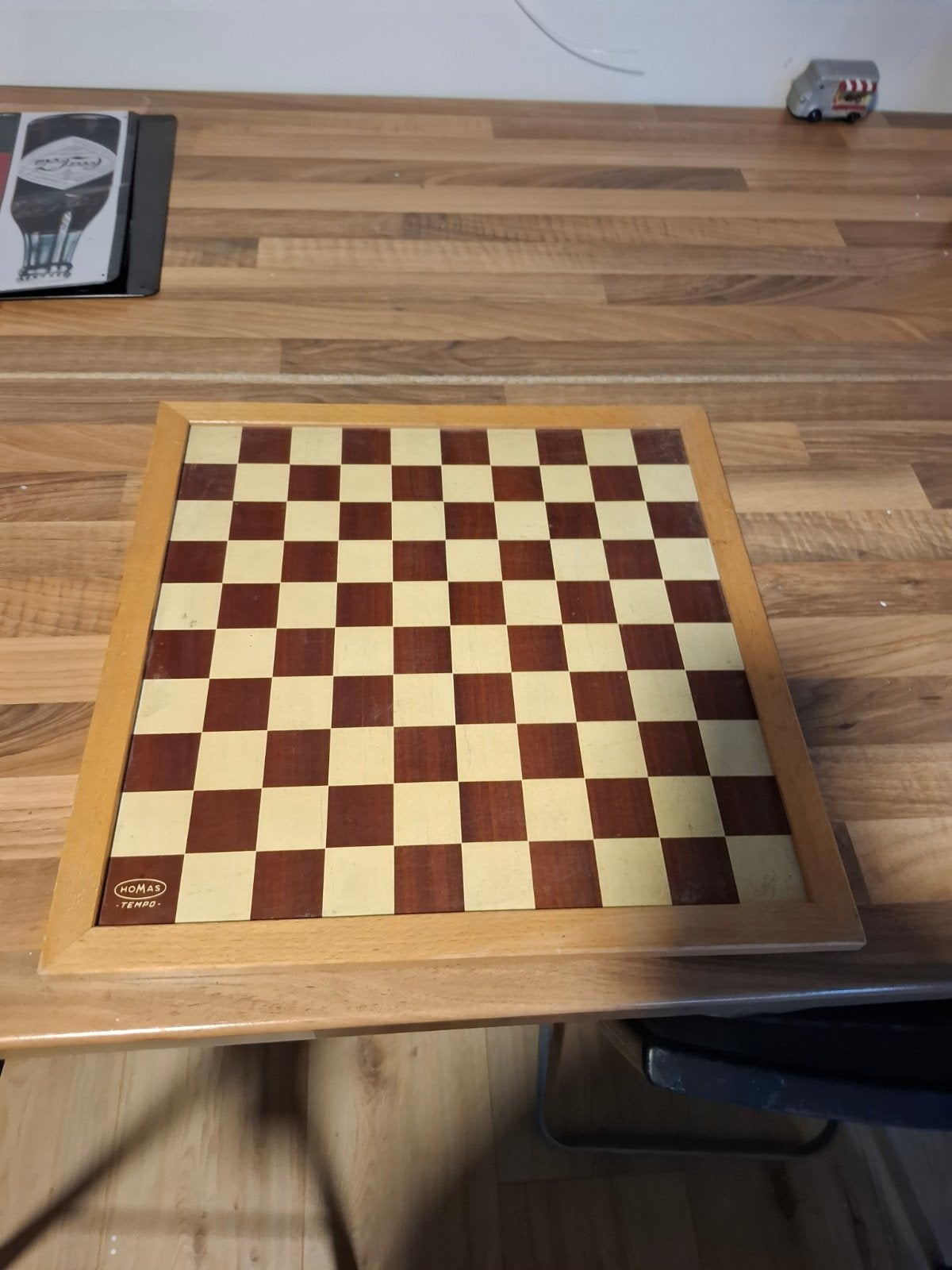 Homas Tempo Schaakbord en dambord, Hobby en Vrije tijd, Een of twee spelers, Ophalen of Verzenden, Zo goed als nieuw, Homas Tempo