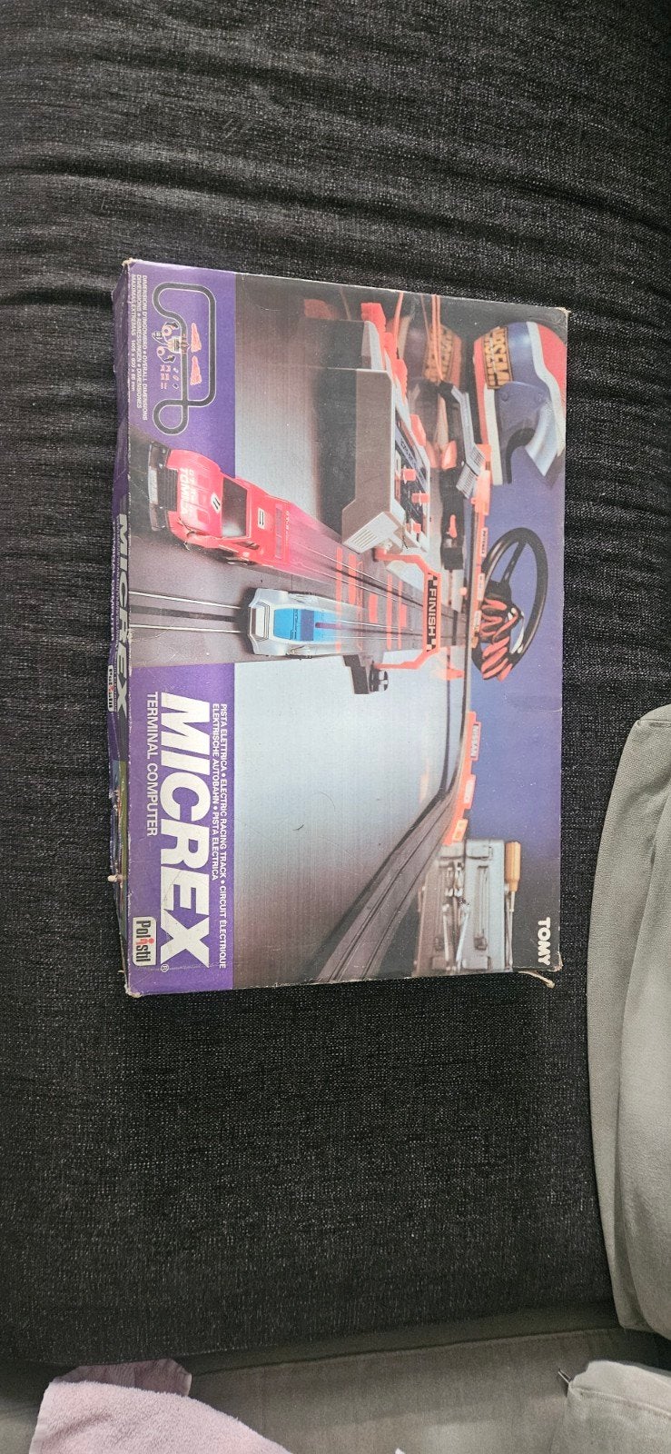 Micrex Computer Car Racebaan - Vintage Tomy Racebaan, Racebaan, Zo goed als nieuw, Elektrisch, Ophalen