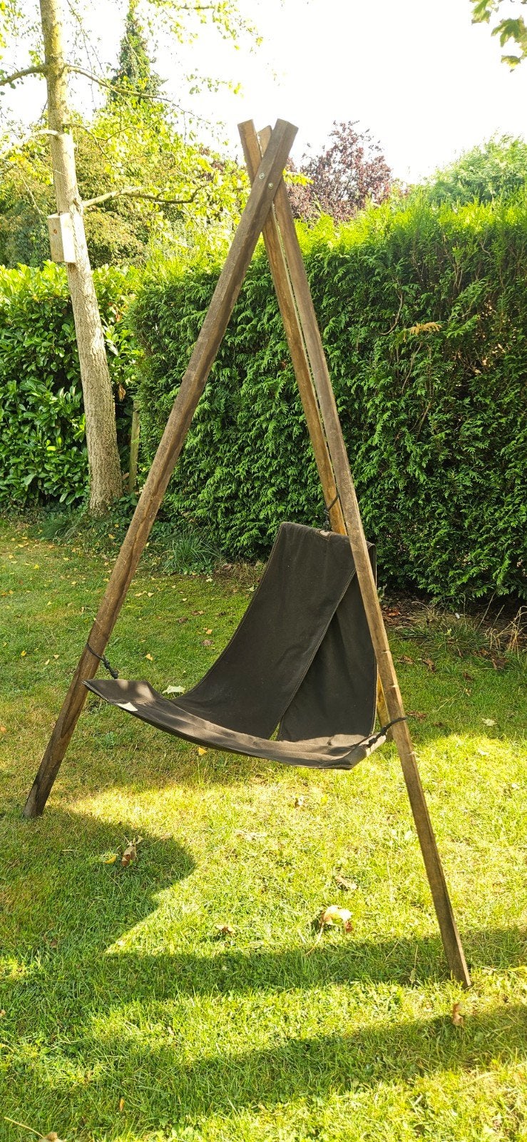 Indian Tipy Hangmat met standaard - Buiten en Binnen, Tuin en Terras, Ophalen, Gebruikt, Met standaard, Eenpersoons