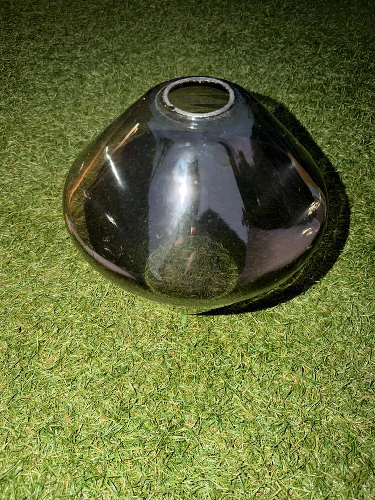 Retro Rookglas Lampenkap / Vaas - Vintage Design, Antiek en Kunst, Antiek | Vazen, Ophalen