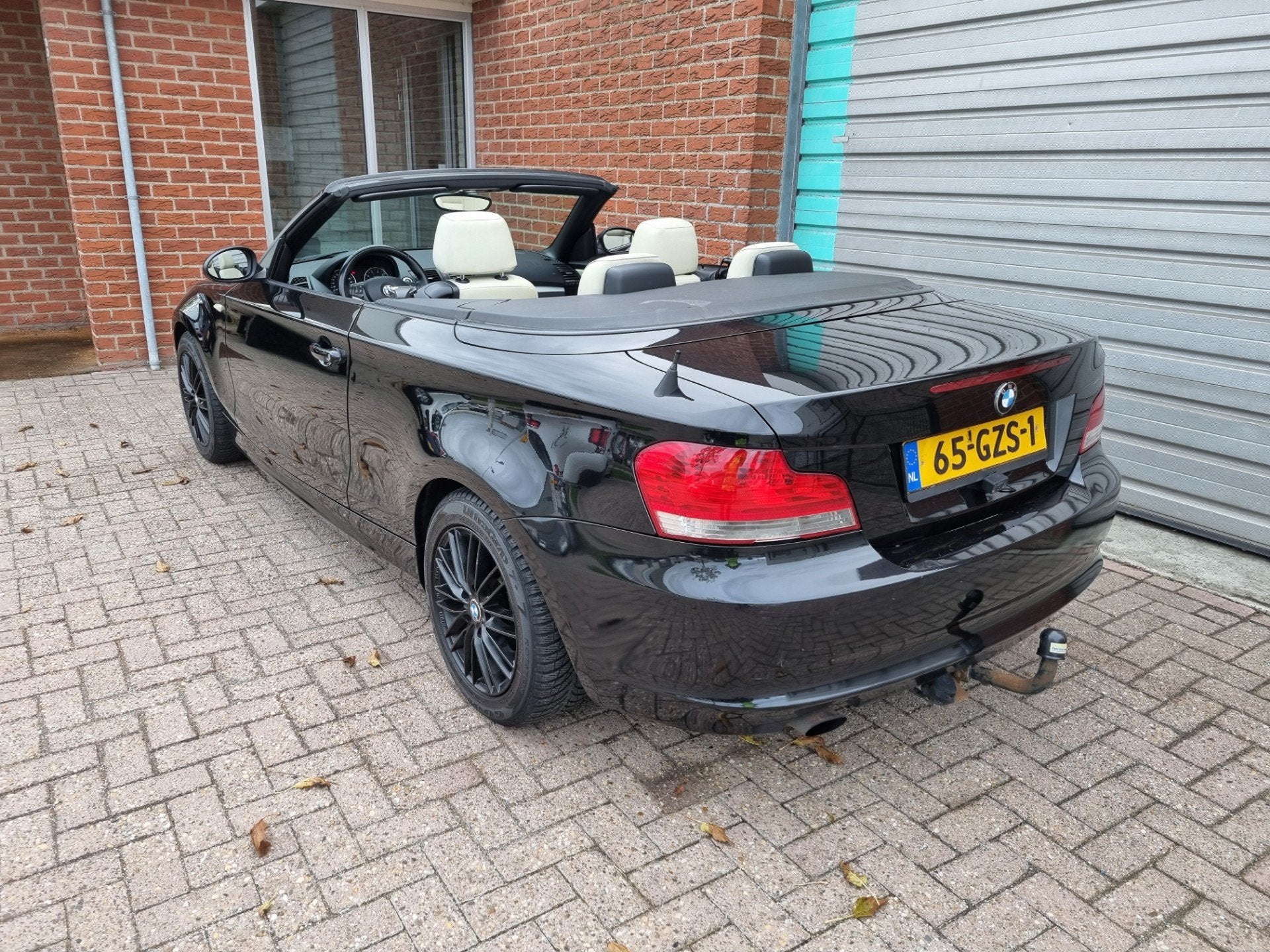 BMW 1-serie Cabrio 118i Bj:2008 NAP!, 1-Serie, Achterwielaandrijving, Cabriolet, Zwart