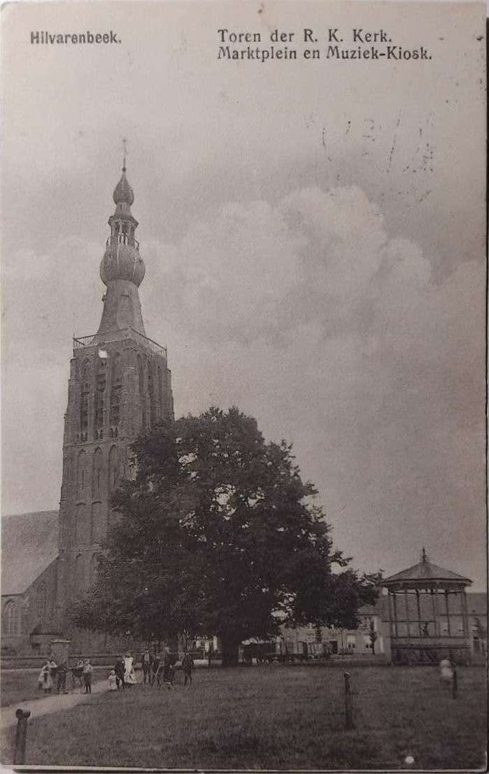 Hilvarenbeek (Noord-Brabant) – Jan Bijnen 1910, Ophalen of Verzenden, Voor 1920, Gelopen, Noord-Brabant