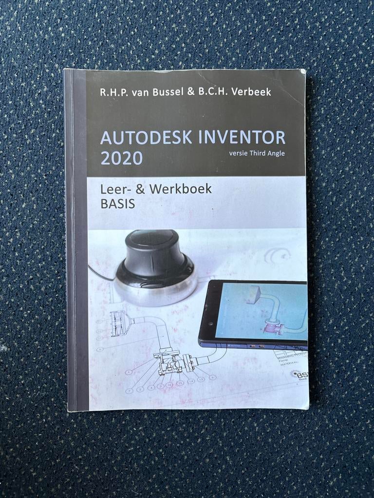 Autodesk Inventor 2020 Leer- & Werkboek BASIS, Ophalen of Verzenden, Gelezen
