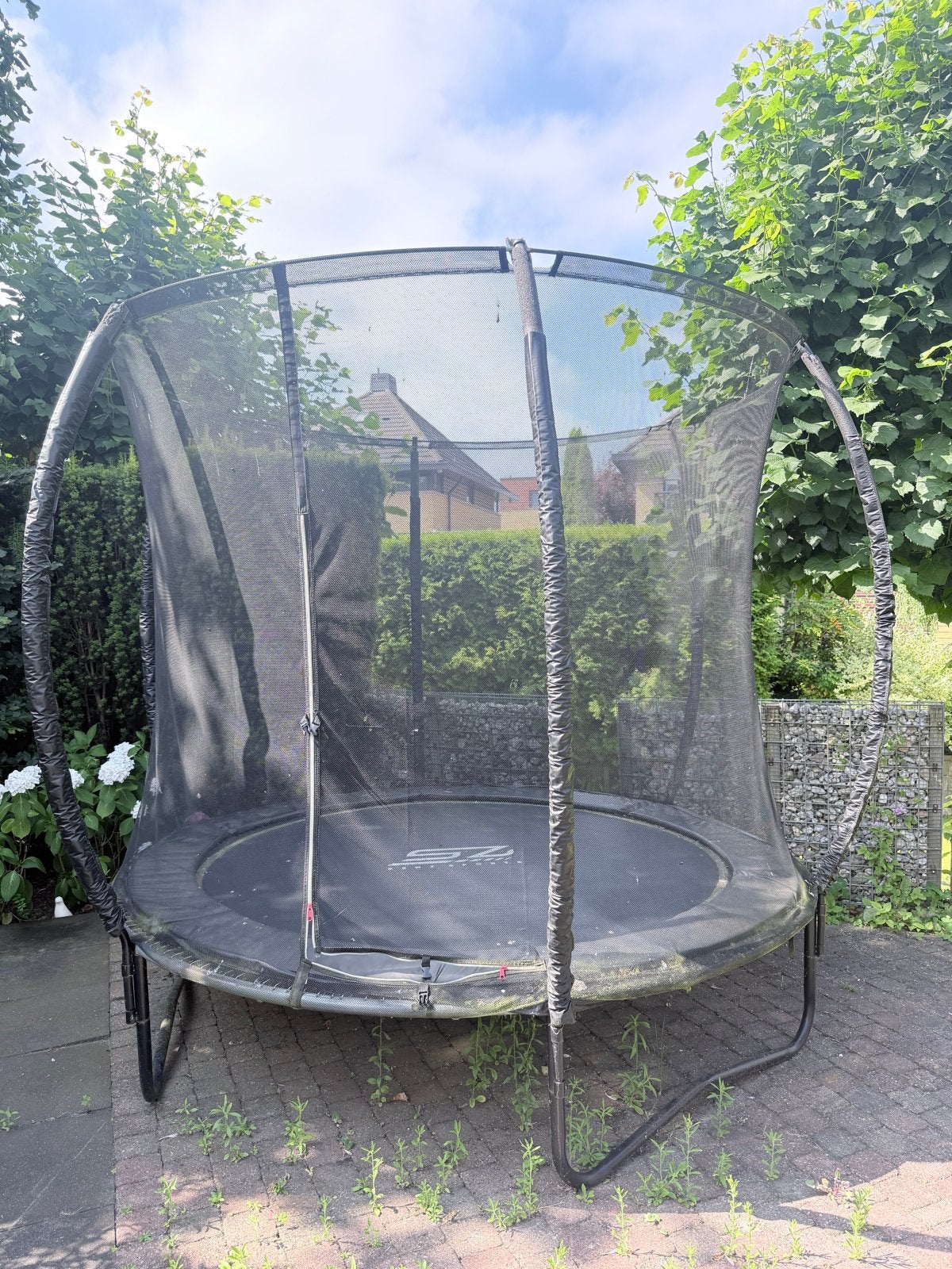 Gratis trampoline inclusief trap, Kinderen en Baby's, Speelgoed | Buiten | Trampolines, Ophalen, Gebruikt