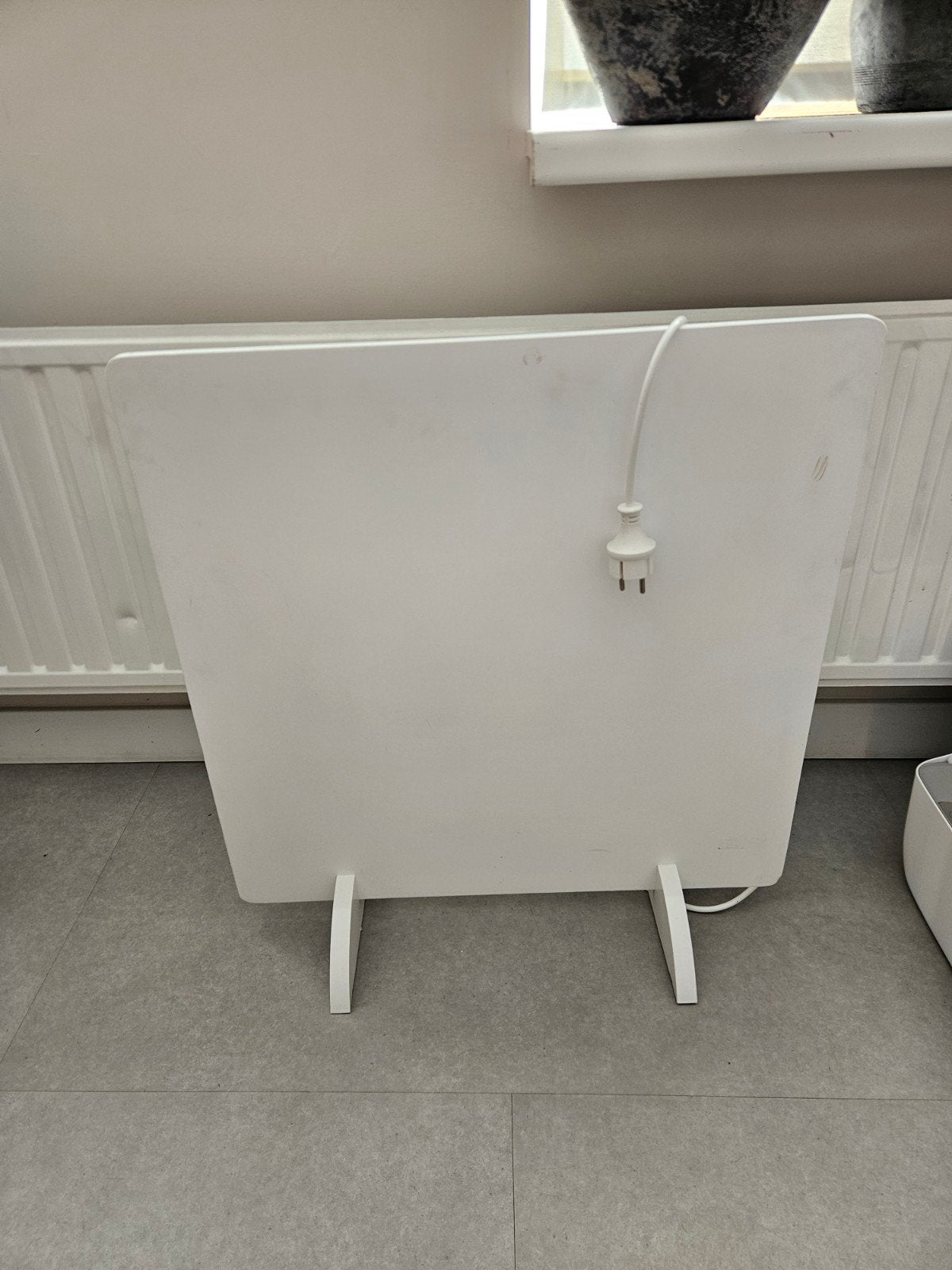 Elektrische kachel - Paneelverwarming - Wit, Doe-het-zelf en Verbouw, Ophalen, Minder dan 60 cm, Kachel, 30 tot 80 cm