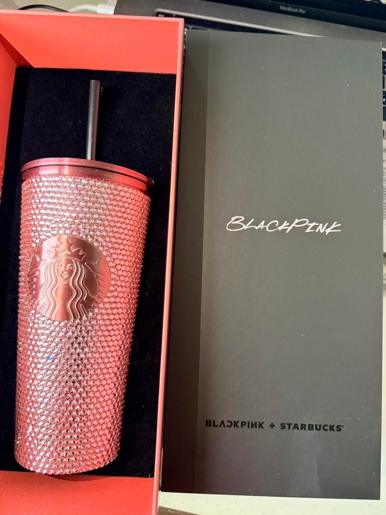 Authentic Starbucks Blackpink Rhinestone tumbler, Ophalen of Verzenden, Nieuw