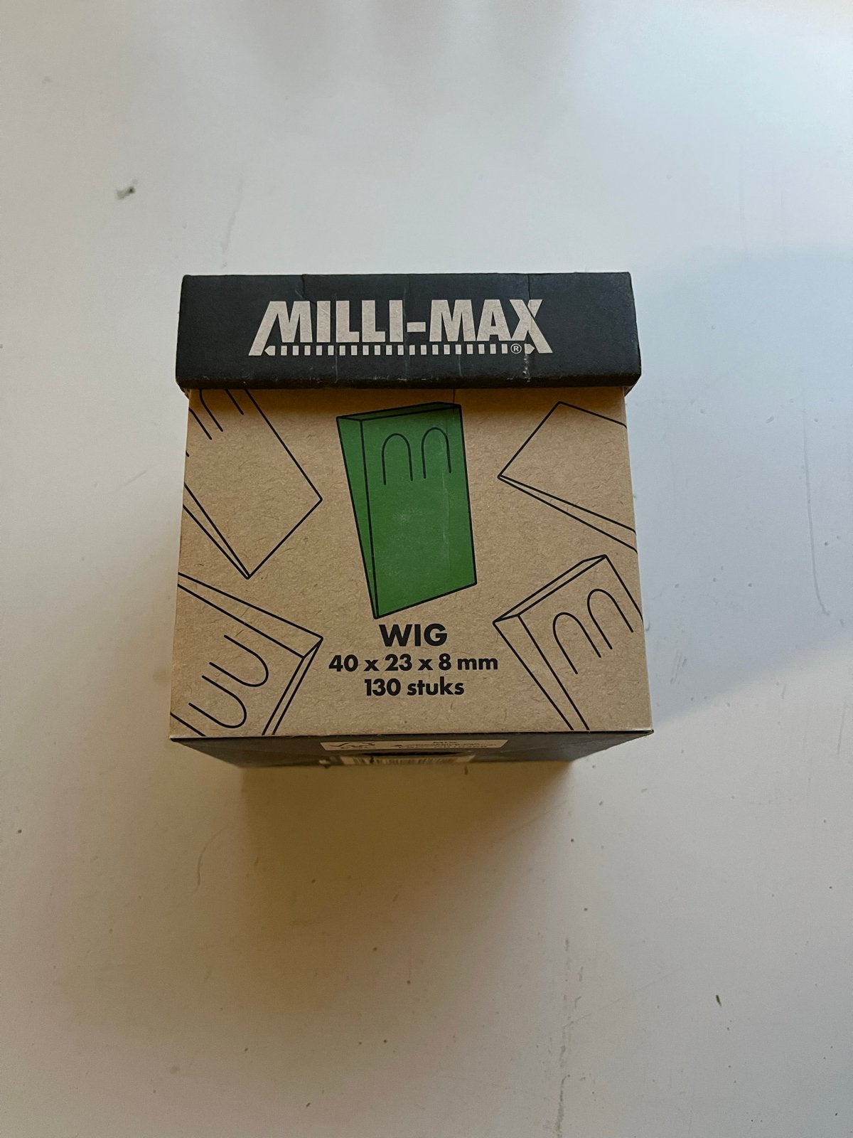 Milli-Max Wiggen 40x23x8mm - 100 stuks, Ophalen of Verzenden, Nieuw