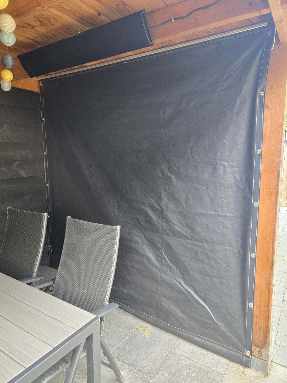 Afdichtdoek, Tuin en Terras, Ophalen, Kunststof, 200 cm of meer, Zo goed als nieuw