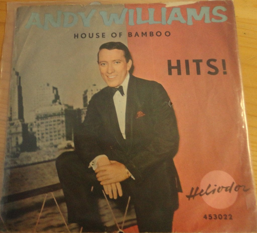 Andy Williams > The house of Bamboo, Cd's en Dvd's, Ophalen of Verzenden, Gebruikt, 7 inch, Pop
