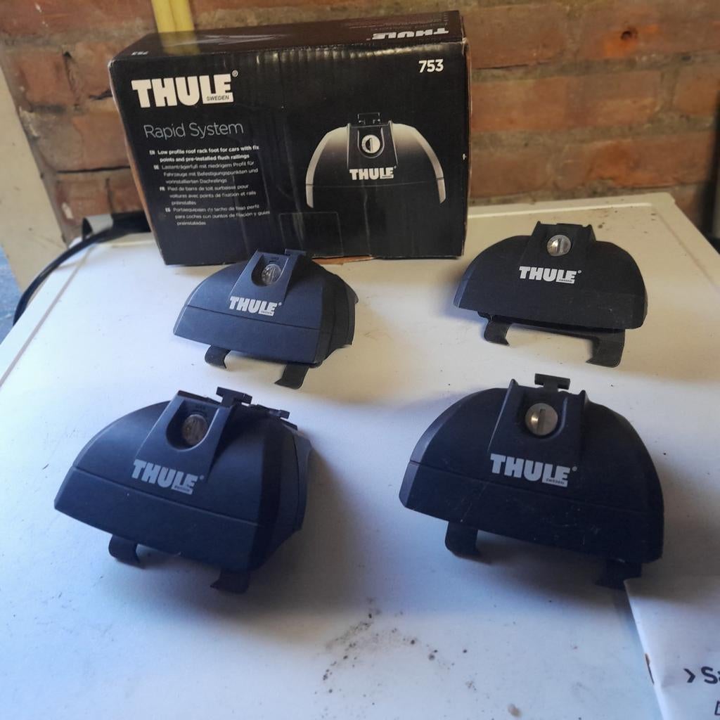 THULE 753 Voetenset., Auto diversen, Dakdragers, Ophalen