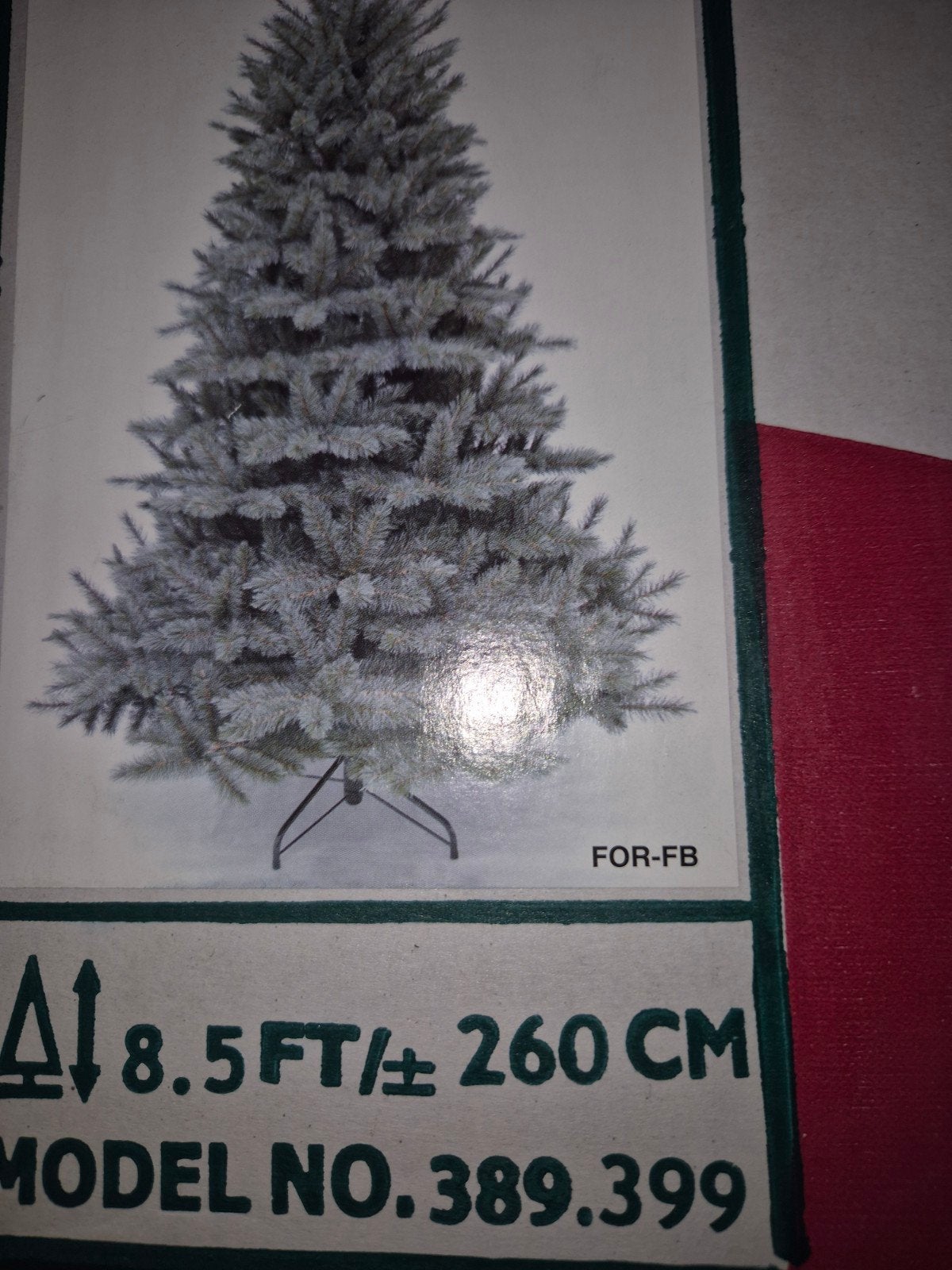 kunstkerstboom., Ophalen, Gebruikt