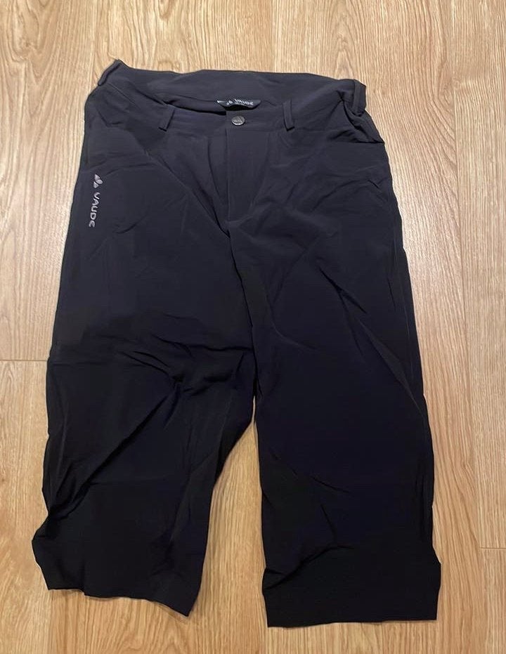 Vaude dames xs fietsbroek, Zwart, Overige typen, Ophalen of Verzenden, Zo goed als nieuw