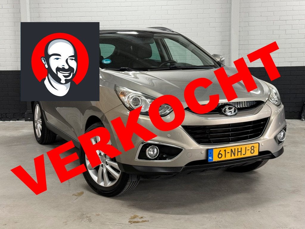 Hyundai ix35 2.0i i-Catcher Keyless, Camera, Trekhaak, Stoel, Gebruikt, Zwart, 4 cilinders, 163 pk