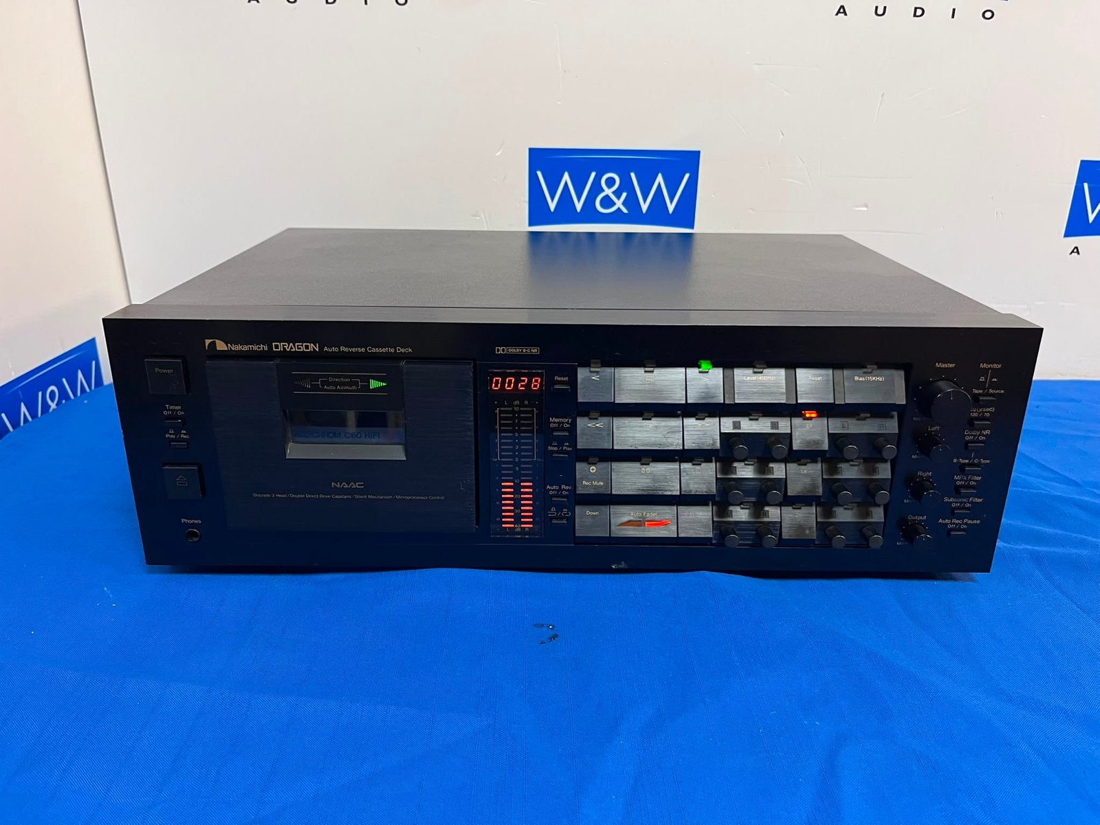 Nakamichi Dragon Cassettedeck - Icoon met NAAC Systeem, Audio, Tv en Foto, Cassettedecks, Overige merken, ., Auto-reverse, Enkel