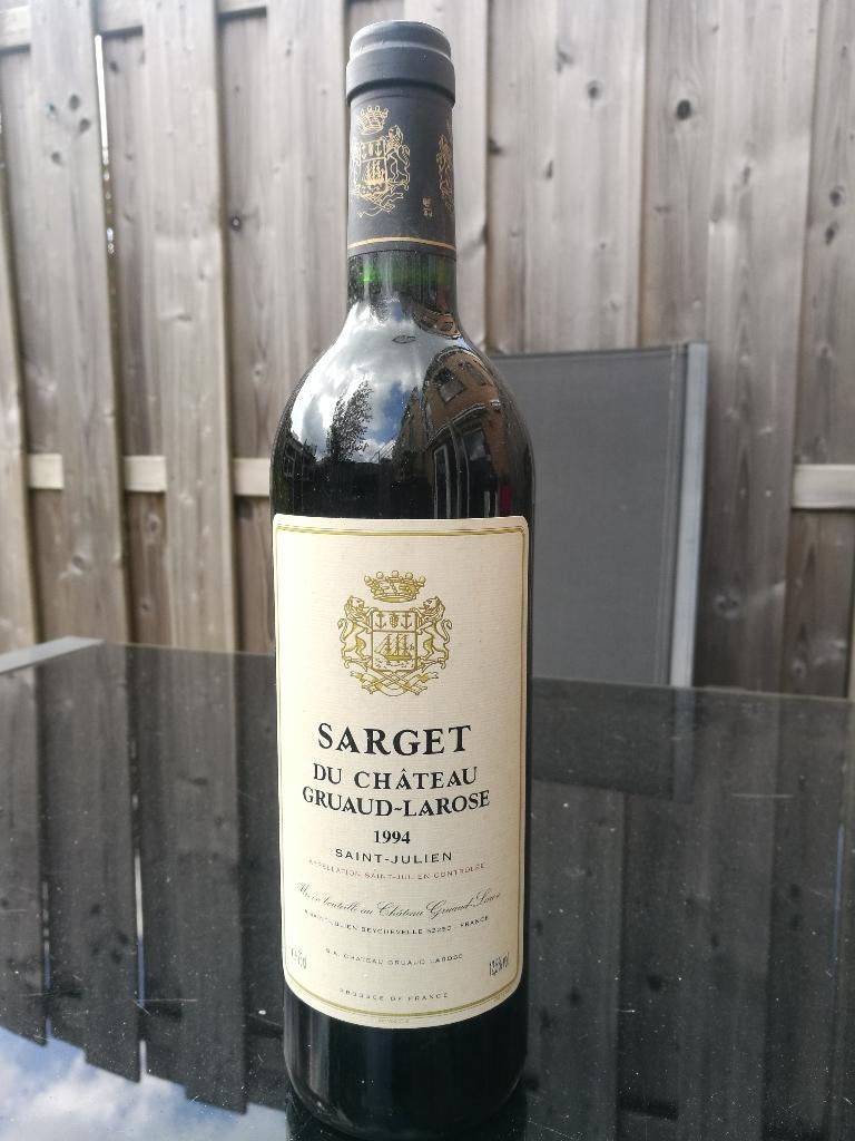 SARGET du Chateau Graund Larose 1994, Verzamelen, Wijnen, Frankrijk, Nieuw, Ophalen of Verzenden, Rode wijn