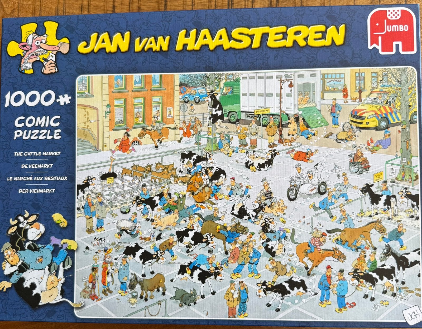 JVH 1000 stukjes De veemarkt, Ophalen of Verzenden, 500 t/m 1500 stukjes, Zo goed als nieuw