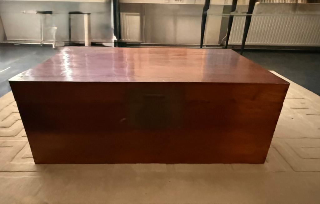 Tafel dekenkist 120 x 75 met prachtig slot, Huis en Inrichting, Woonaccessoires | Kisten, Ophalen, Zo goed als nieuw, 100 tot 150 cm