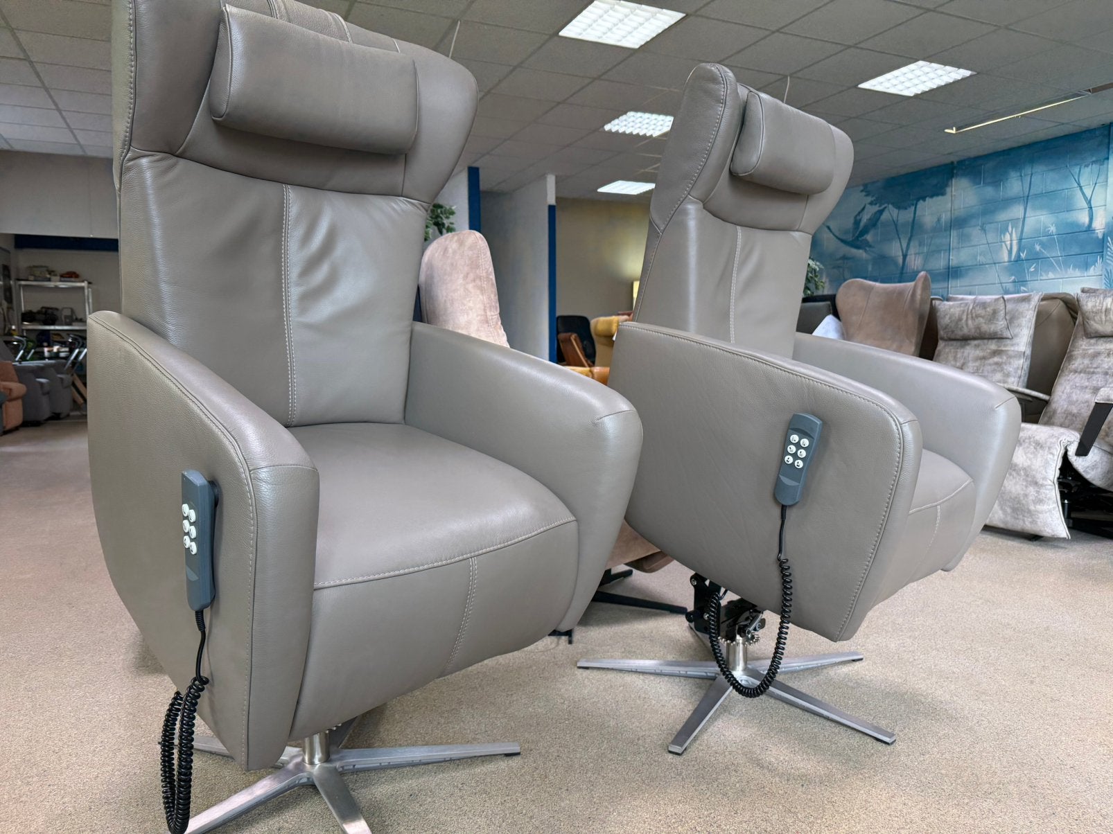 Prominent relaxfauteuils sta op relax stoel gratis bezorging, Ophalen of Verzenden, Zo goed als nieuw, Leer, Prominent outlet IJsselstein
