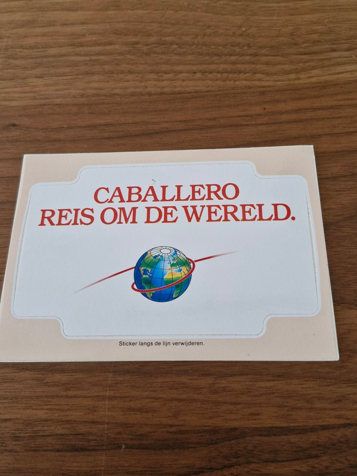 11026 Caballero Reis om de Wereld Sticker, Ophalen of Verzenden, Nieuw, Overige typen