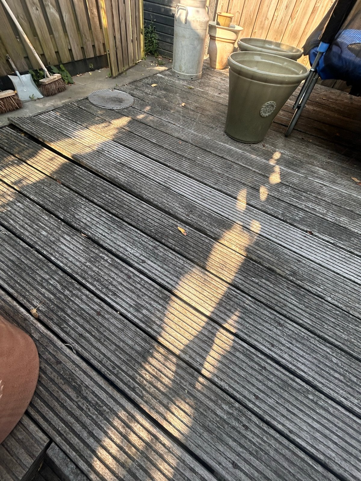 Gebruikte houten vlonderplanken voor terras of tuin, Tuin en Terras, Terrasdelen en Vlonders, Ophalen, Gebruikt, Hout