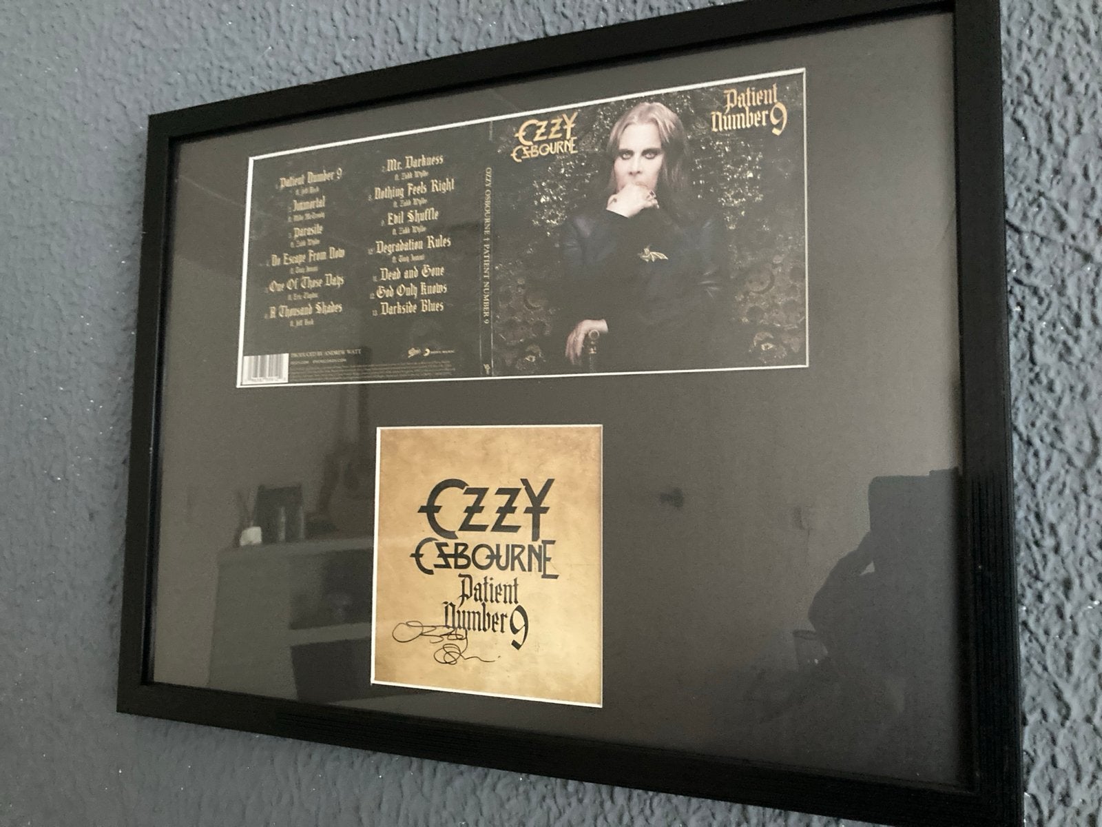Ozzy Osbourne - Patient Number 9 (Ingelijst en gesigneerd), Rock, Ophalen of Verzenden, Gesigneerd, Nieuw in verpakking
