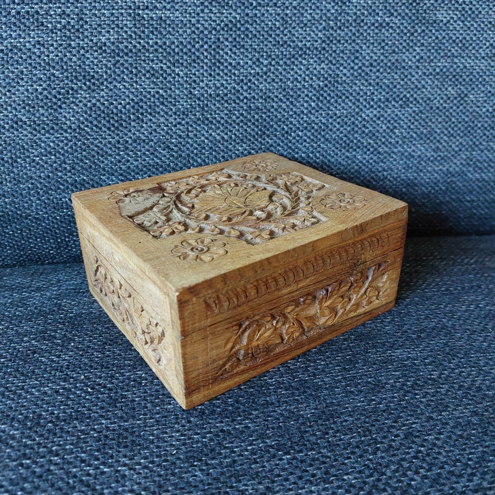 Houten sigarendoosje, Antiek en Kunst, Ophalen of Verzenden