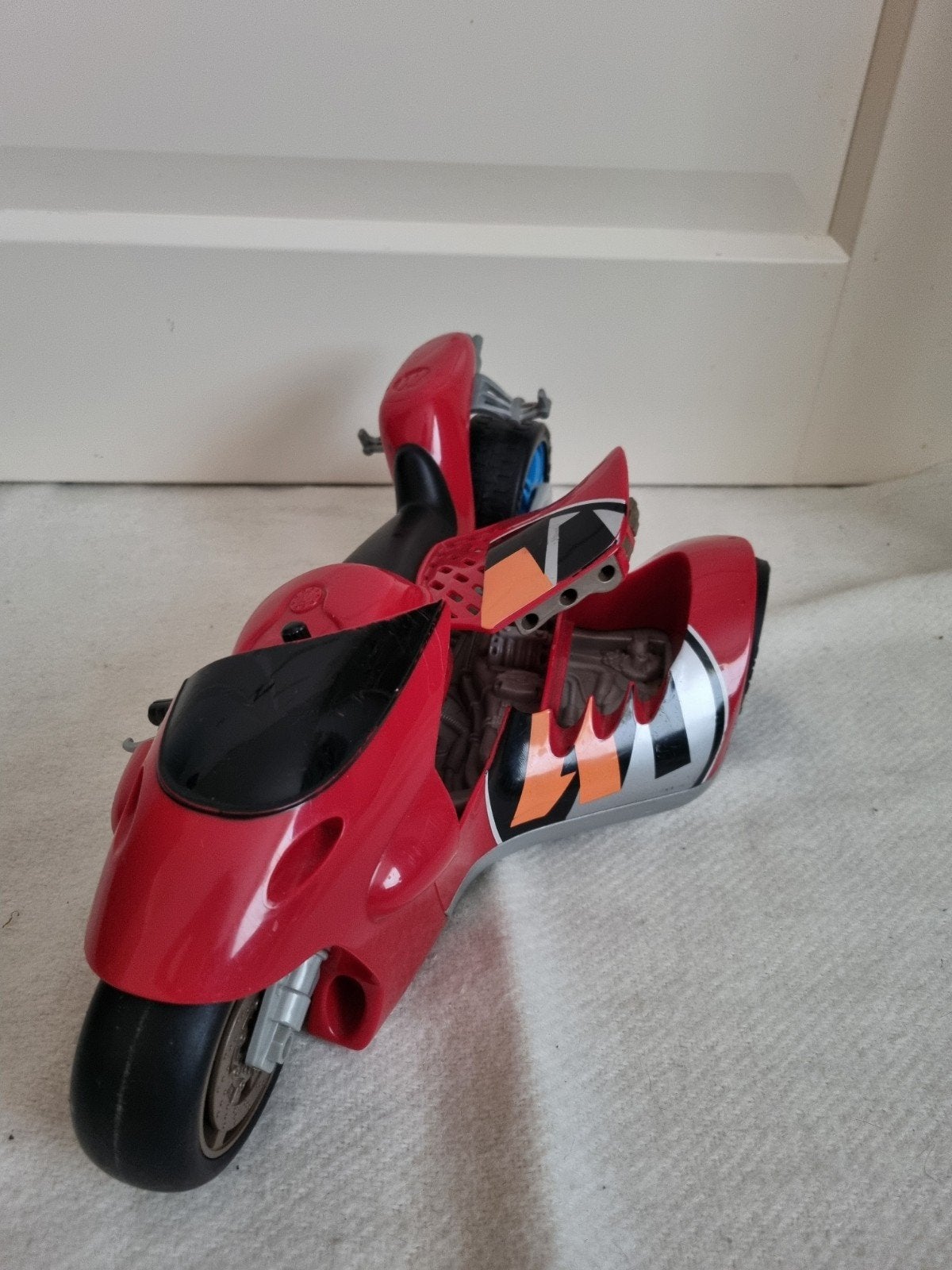 Action man motor, Ophalen, Gebruikt