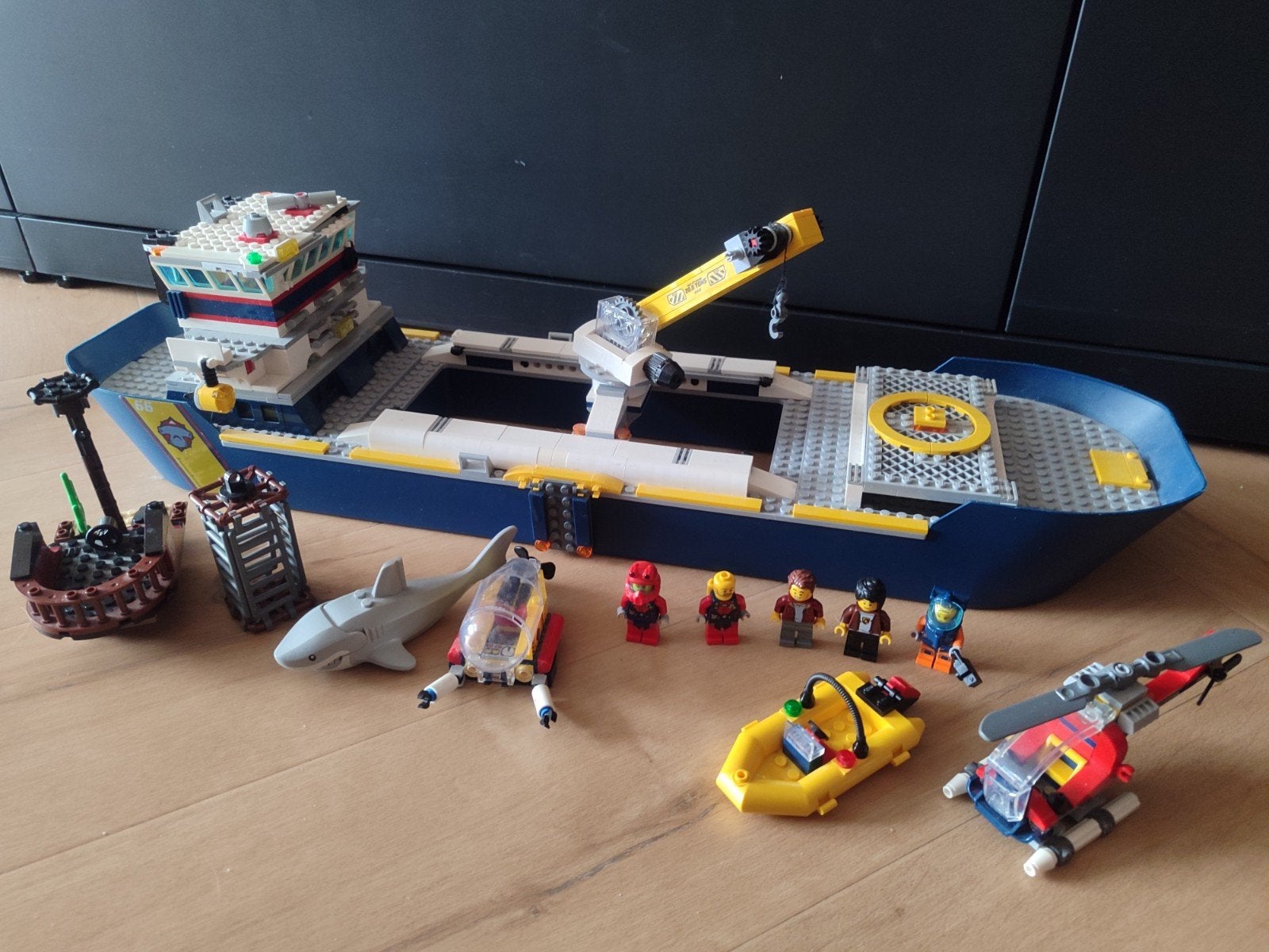 Lego City Oceaan Onderzoeksschip 60266, Lego, Ophalen of Verzenden, Losse stenen, Inclusief minifiguren