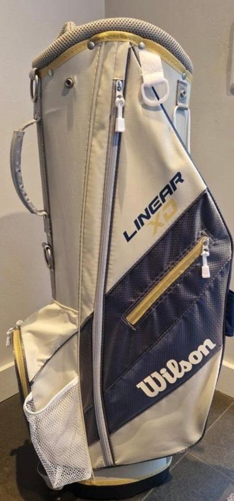 Wilson golftas cartbag zgan, Sport en Fitness, Ophalen of Verzenden, Gebruikt, Set