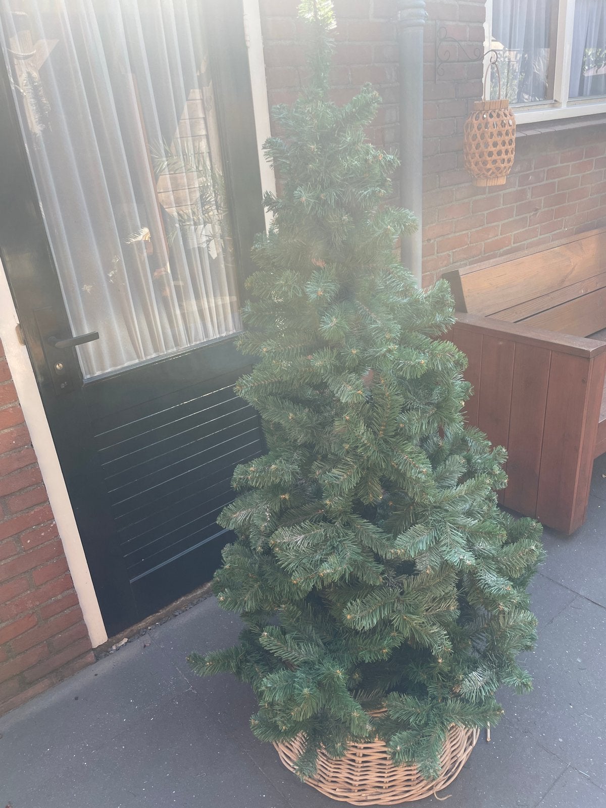 KUNSTKERSTBOOM INCL KAP, Ophalen, Bloeit niet, Volle zon, Overige soorten