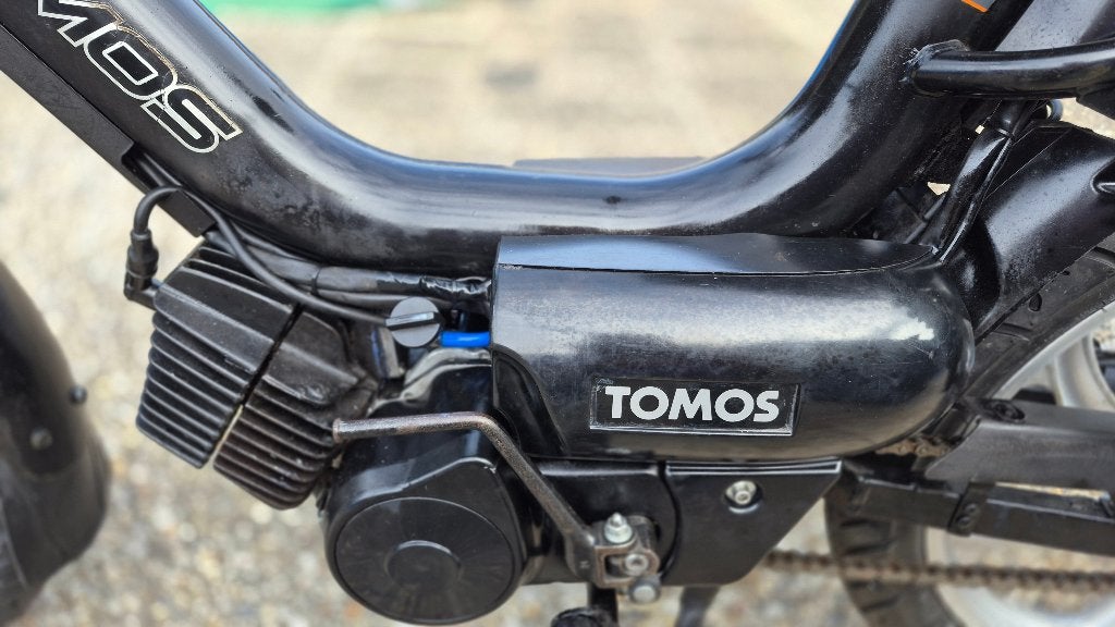 Tomos Flexer snorfiets sport - Zwart, goed onderhouden, Ophalen, Gebruikt, 49 cc, 2 versnellingen