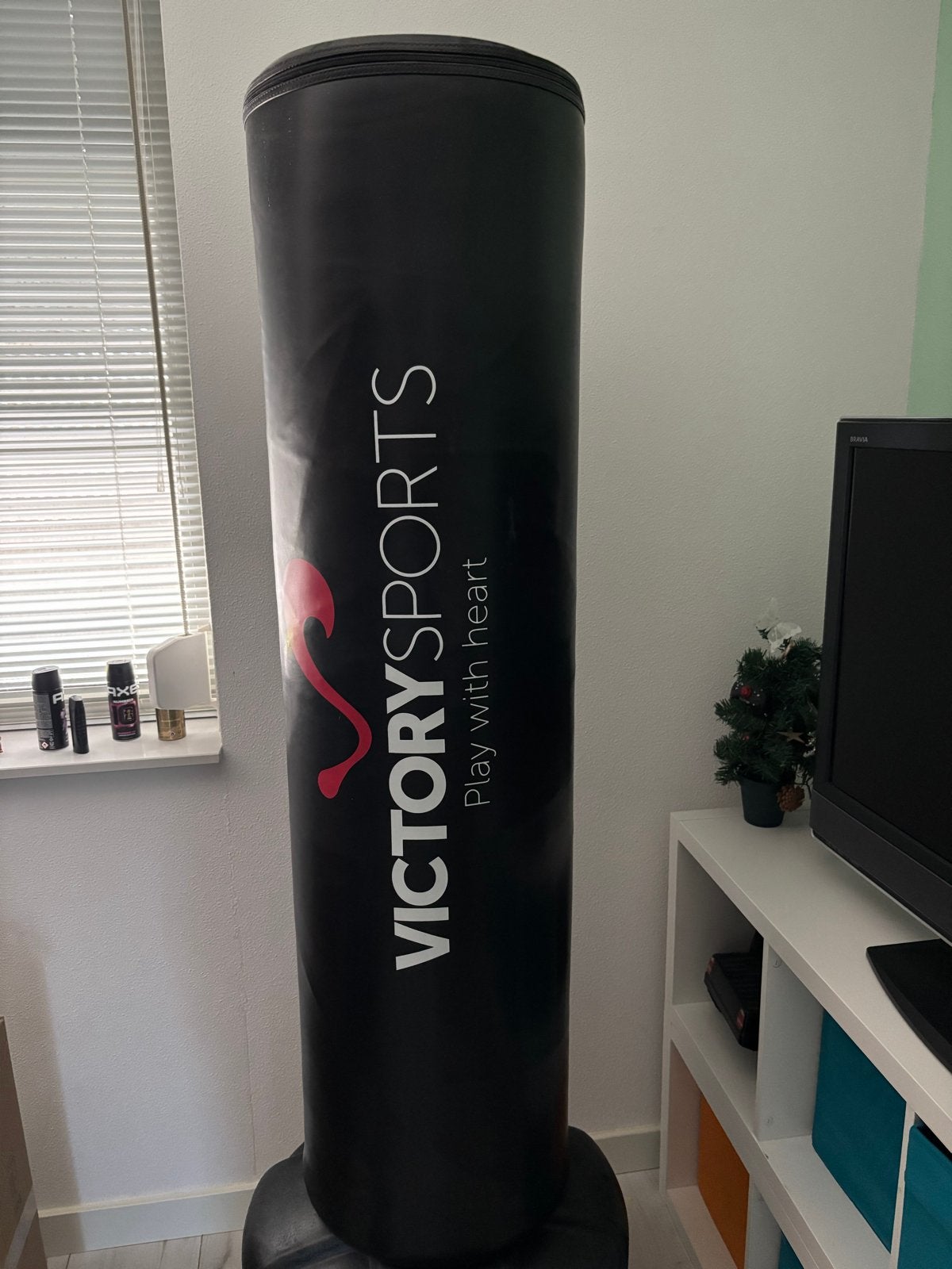 Victory Sports staande bokszak 1.80m, Sport en Fitness, Ophalen, Gebruikt, Vechtsportmateriaal