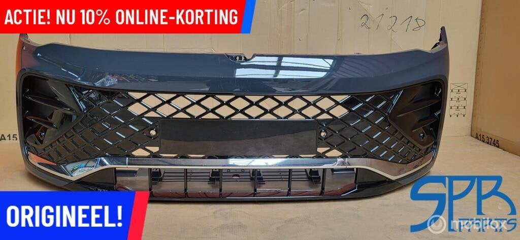 Voorbumper VW Tiguan CT1 571 LI7F R-LINE 571807421A CHROOM