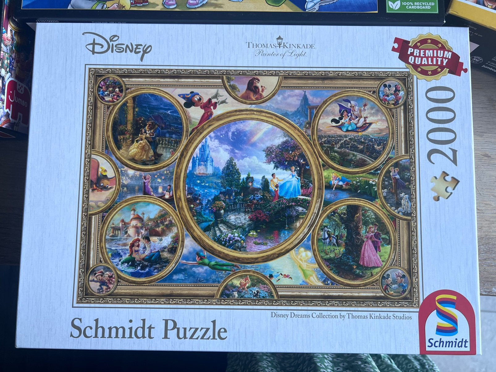 Disney puzzel, Hobby en Vrije tijd, Denksport en Puzzels, Ophalen, 500 t/m 1500 stukjes, Zo goed als nieuw