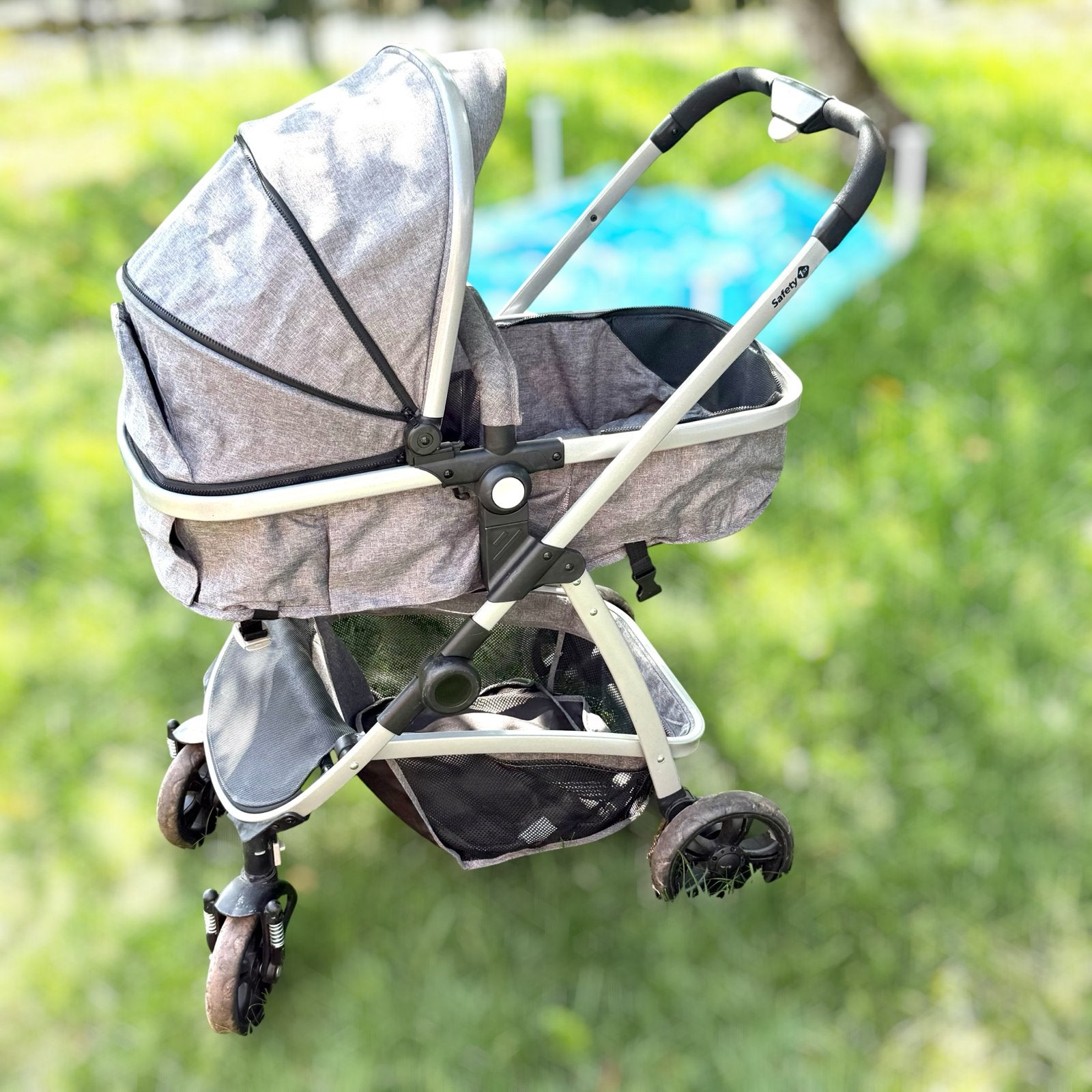 Safety 1st Hello 3-in-1 Combiwagen - Black Chic, Gebruikt, Met autostoeltje, Combiwagen, Ophalen
