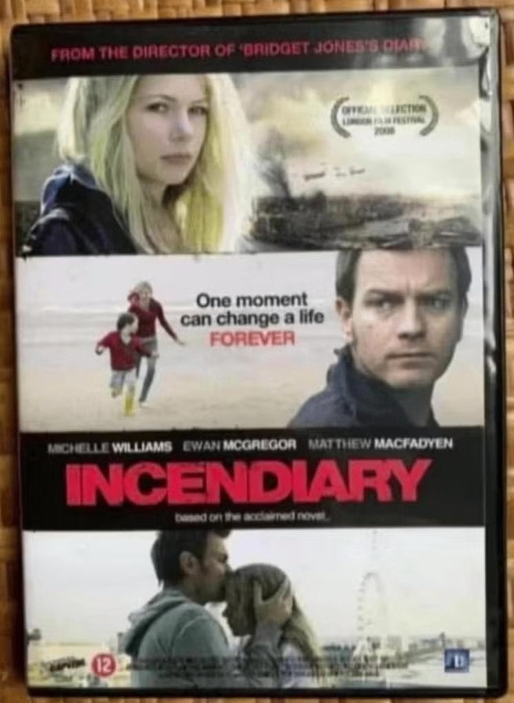DVD Incendiary; Michelle Williams, Ewan McGregor en Matthew, Vanaf 12 jaar, Ophalen of Verzenden, Zo goed als nieuw
