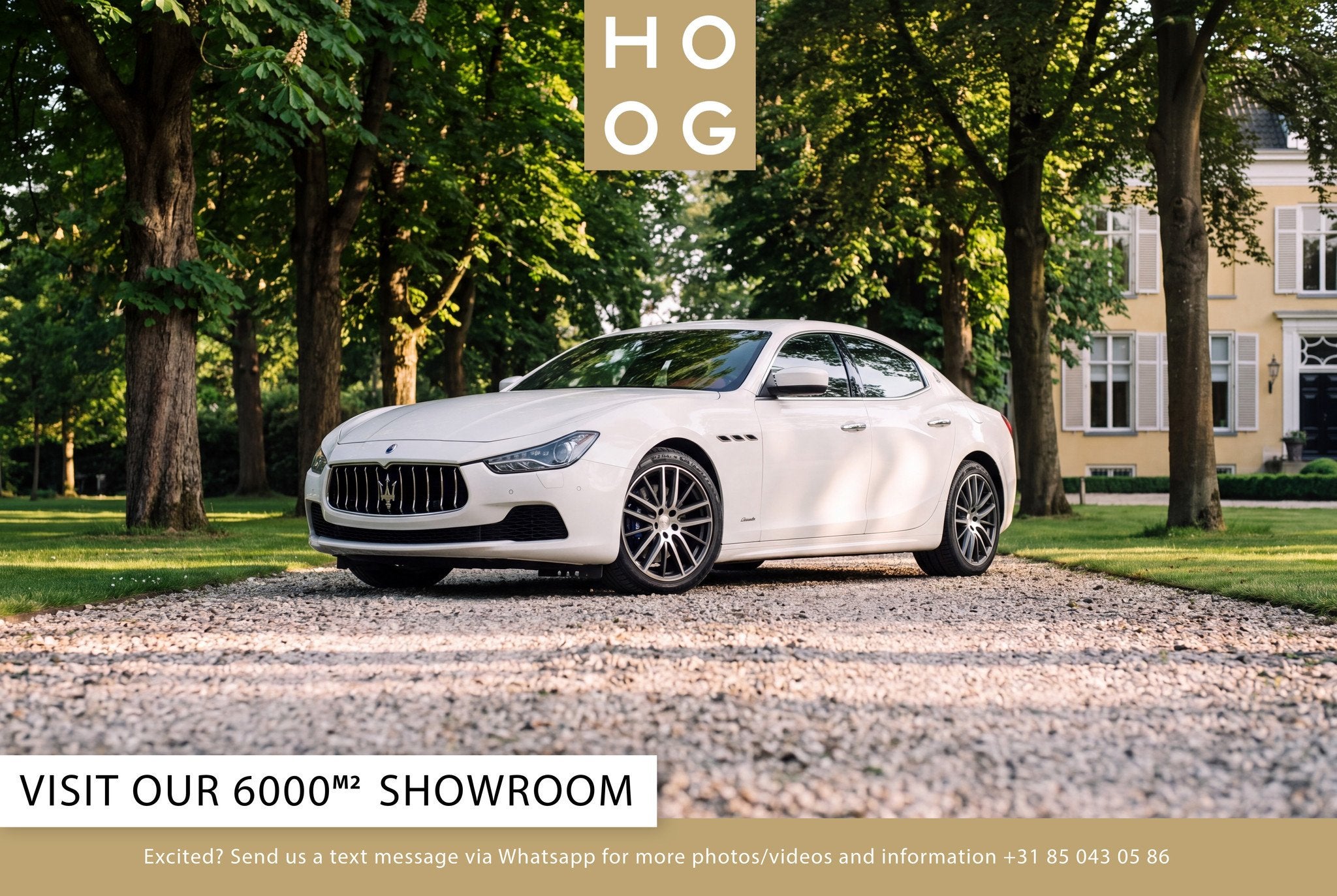 Maserati Ghibli 3.0 V6 GranLusso (bj 2019, automaat), Auto's, Automaat, Gebruikt, Euro 6, Overige kleuren