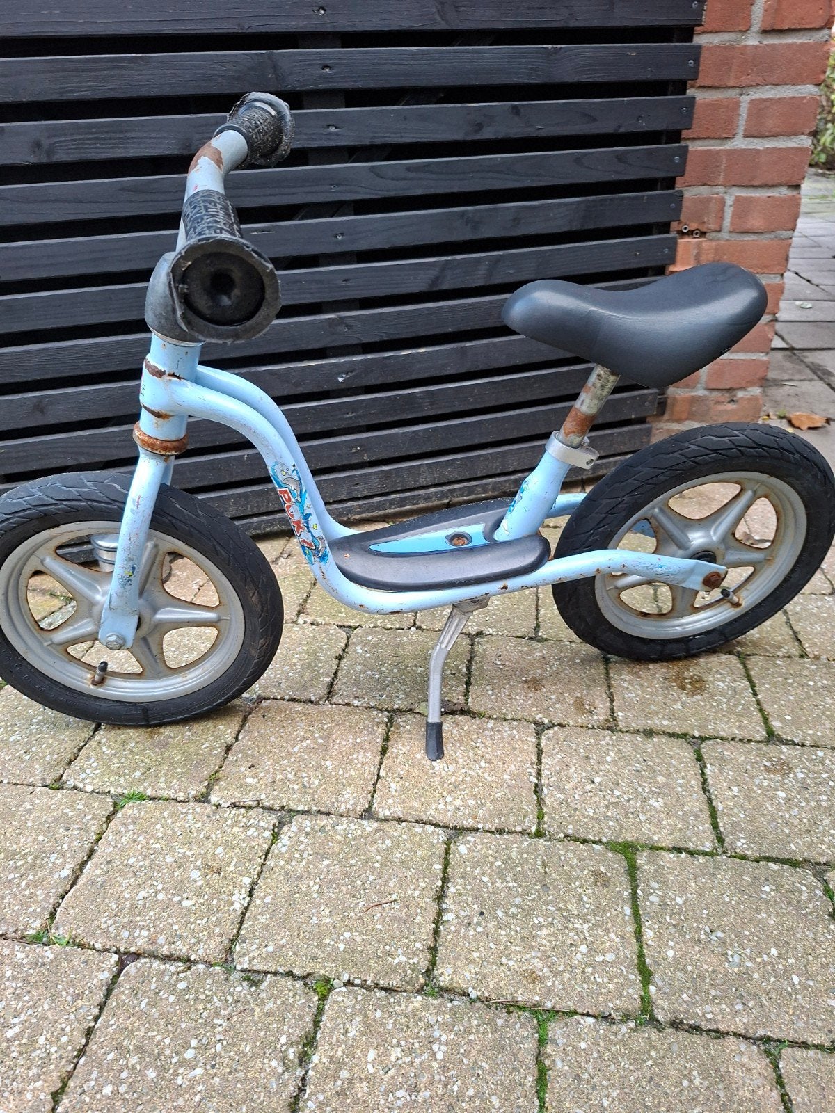 blauwe Puky loopfiets, Ophalen, Gebruikt, Minder dan 16 inch, Puky