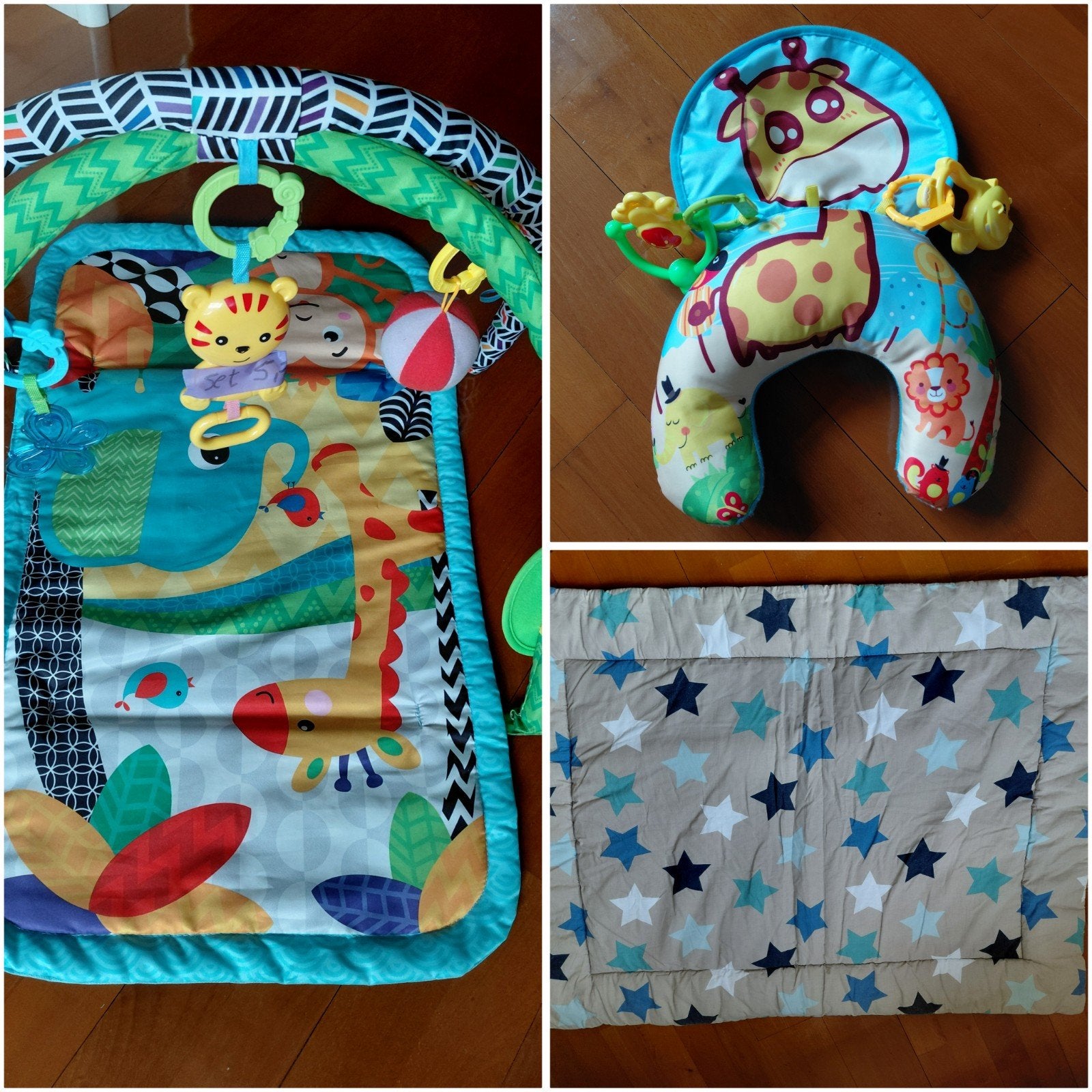 Speelkleed babygym en zitsteun/speelkussen, Ophalen of Verzenden, Zo goed als nieuw