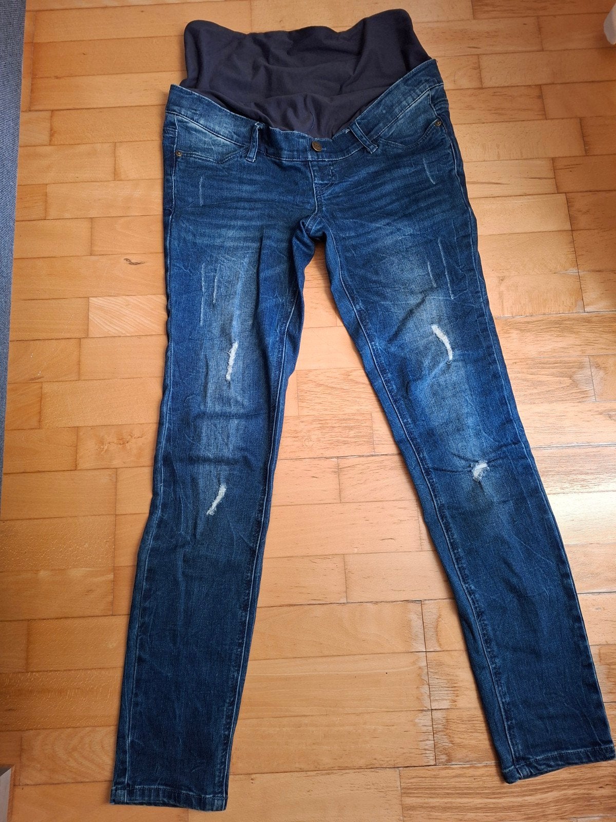 Zwangerschapsbroek spijkerbroek maat 36, Kleding | Dames, Positiekleding, Blauw, Ophalen of Verzenden, Maat 36 (S), Gedragen