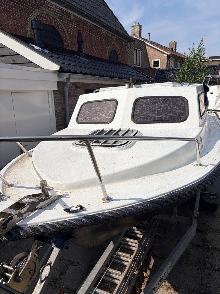Shetland 535_-_Pilot 480_-_Shetland 550 allen met HONDA 10pk, Gebruikt, Kajuitboot, 35 cm, Buitenboordmotor